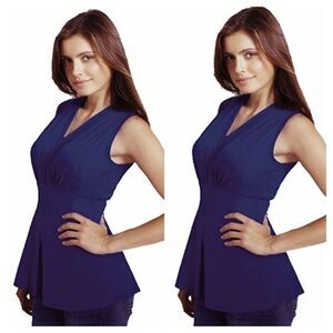 Maternal America Navy Tank Top Sz XS